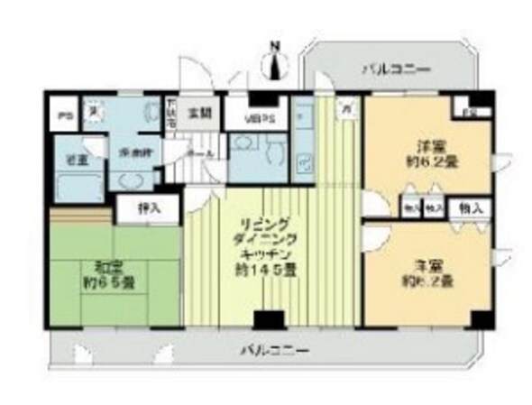 ライオンズマンション日本橋の物件間取画像